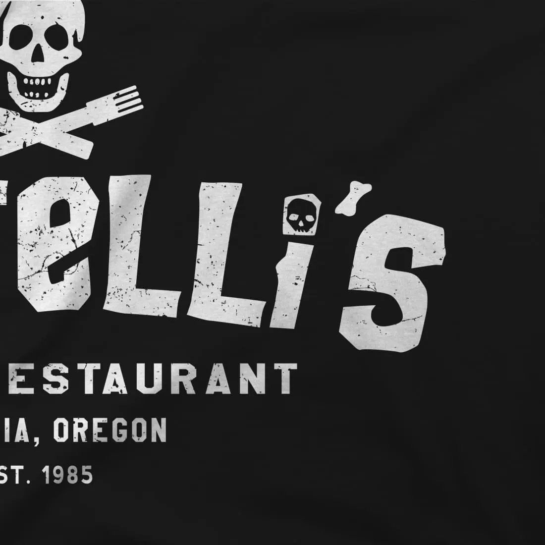 Fratelli's Family Restaurant Goonies t-shirt by Art-O-Rama Shop