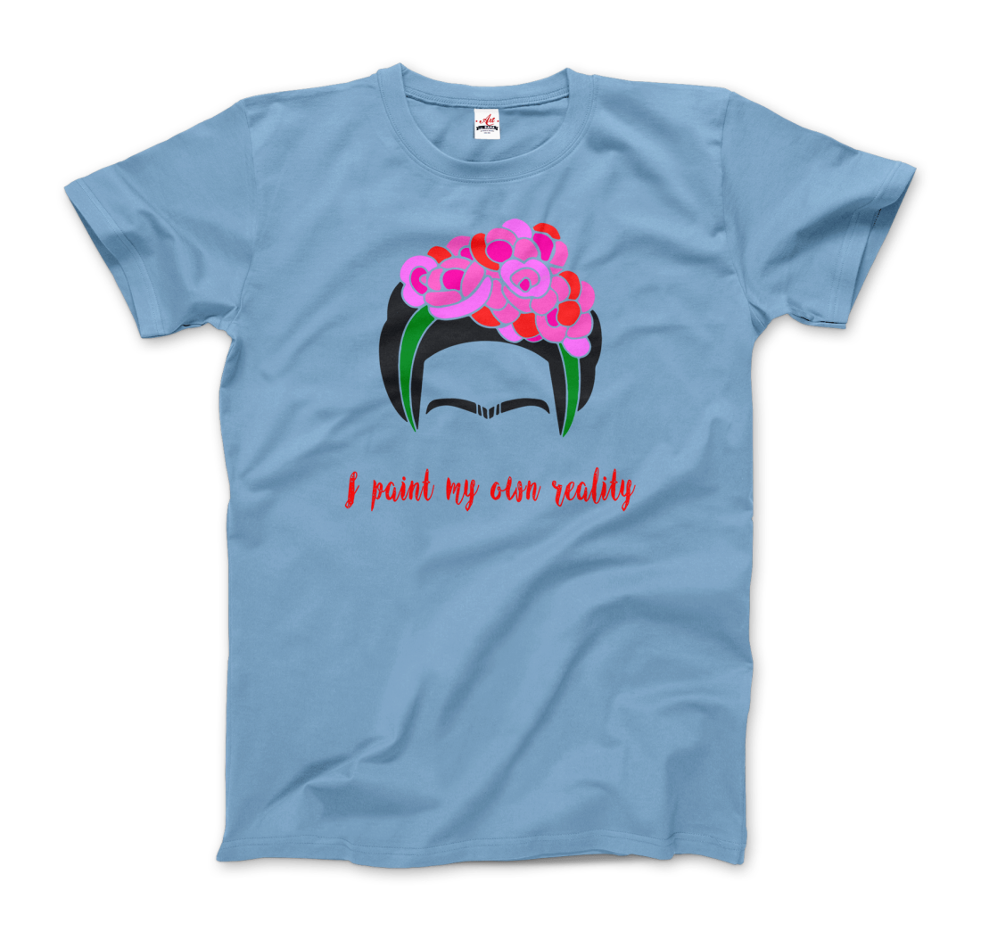 Frida Kahlo I Paint My Own Reality Quote t-shirt by Art-O-Rama Shop