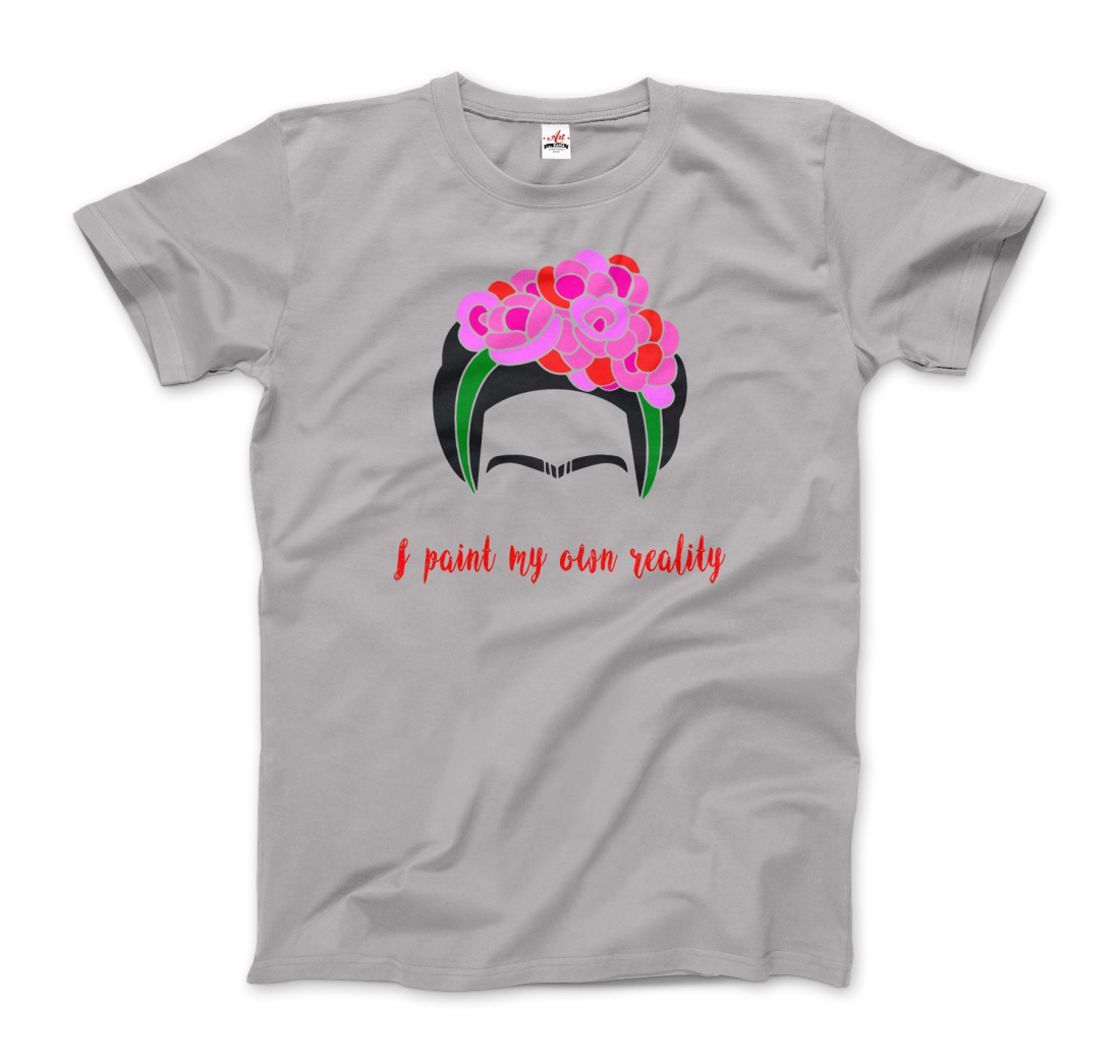 Frida Kahlo I Paint My Own Reality Quote t-shirt by Art-O-Rama Shop