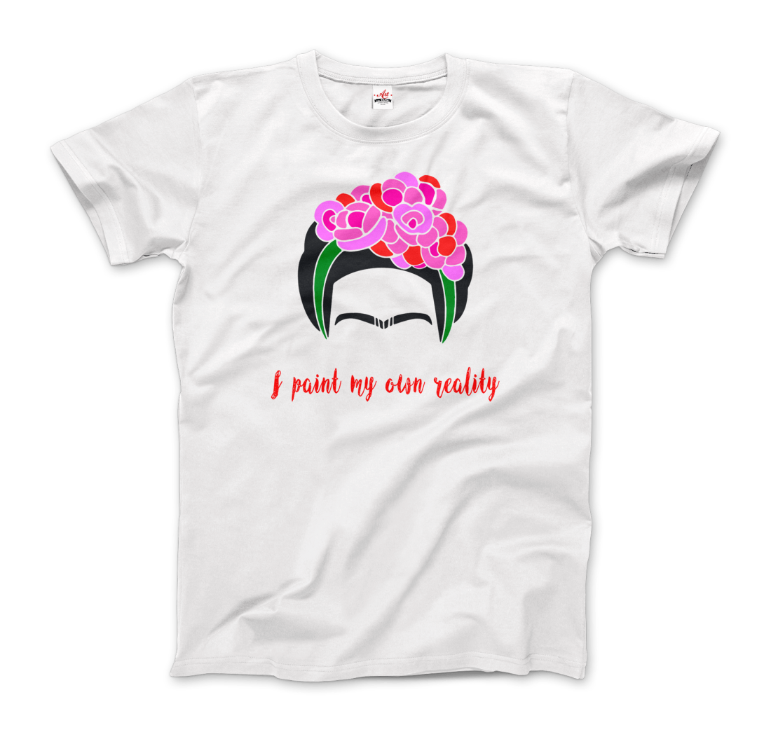 Frida Kahlo I Paint My Own Reality Quote t-shirt by Art-O-Rama Shop