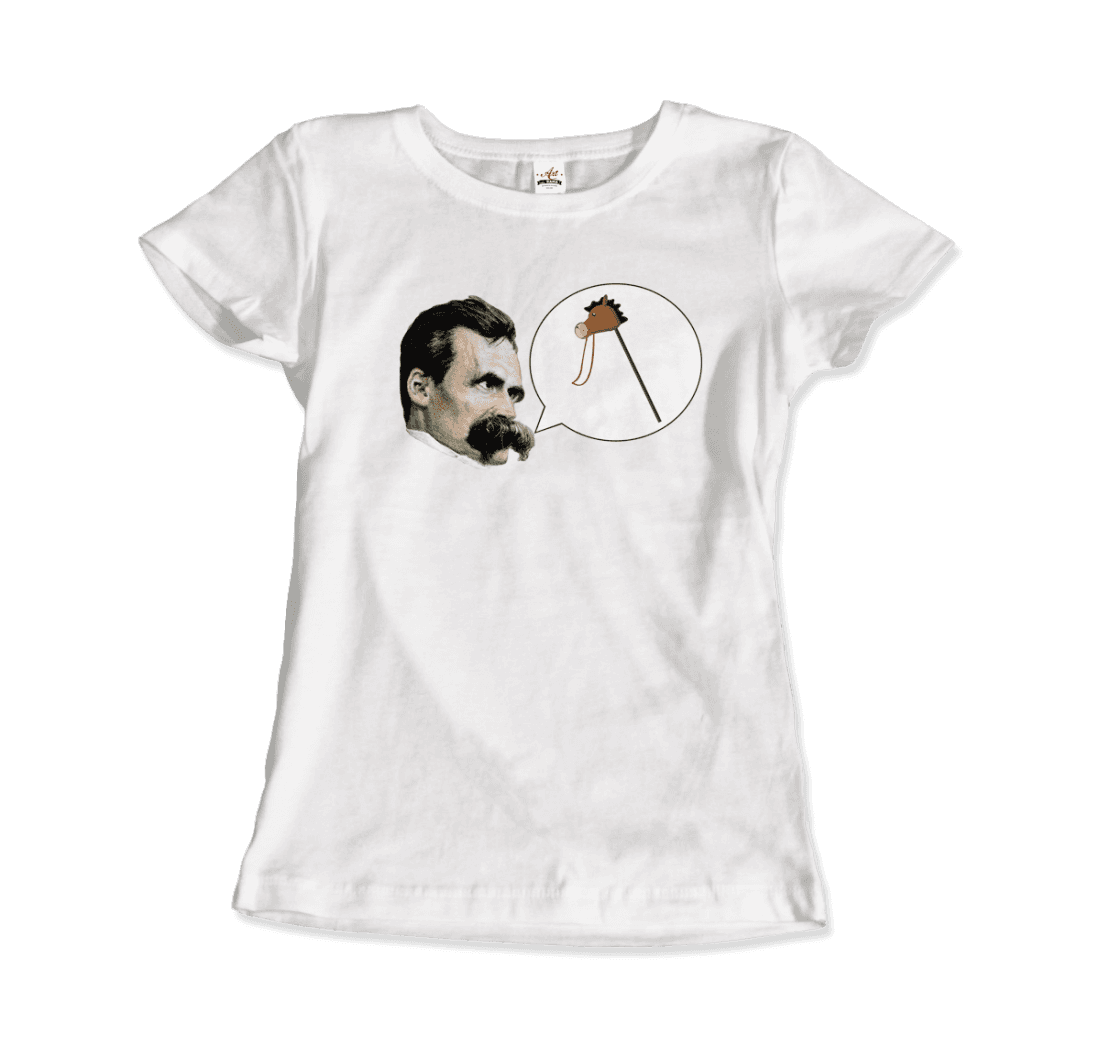 Friedrich Nietzche Turin Horse Comic Style t-shirt by Art-O-Rama Shop