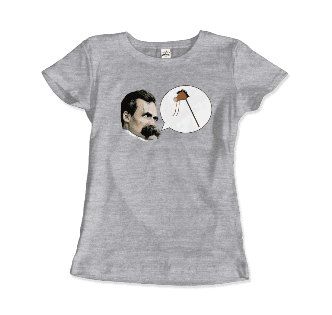 Friedrich Nietzche Turin Horse Comic Style t-shirt by Art-O-Rama Shop