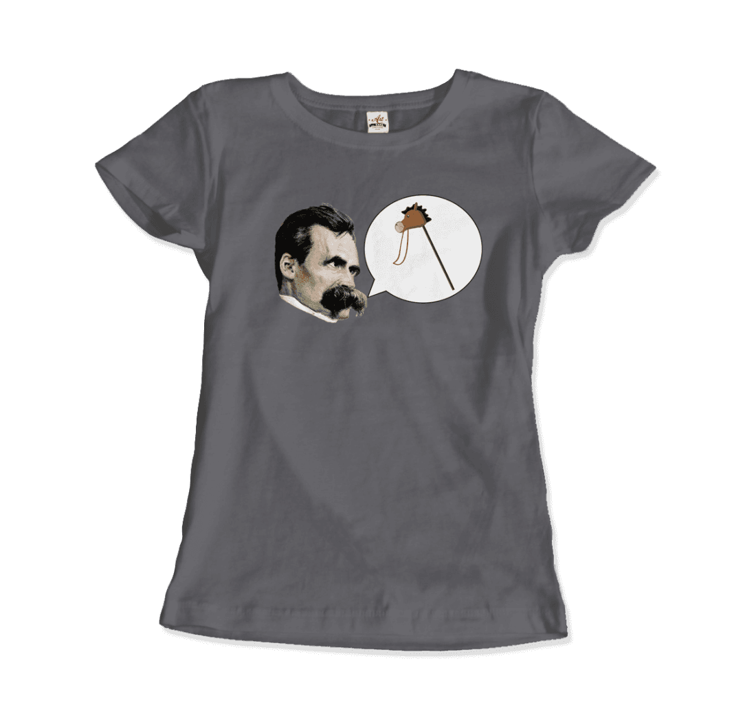 Friedrich Nietzche Turin Horse Comic Style t-shirt by Art-O-Rama Shop