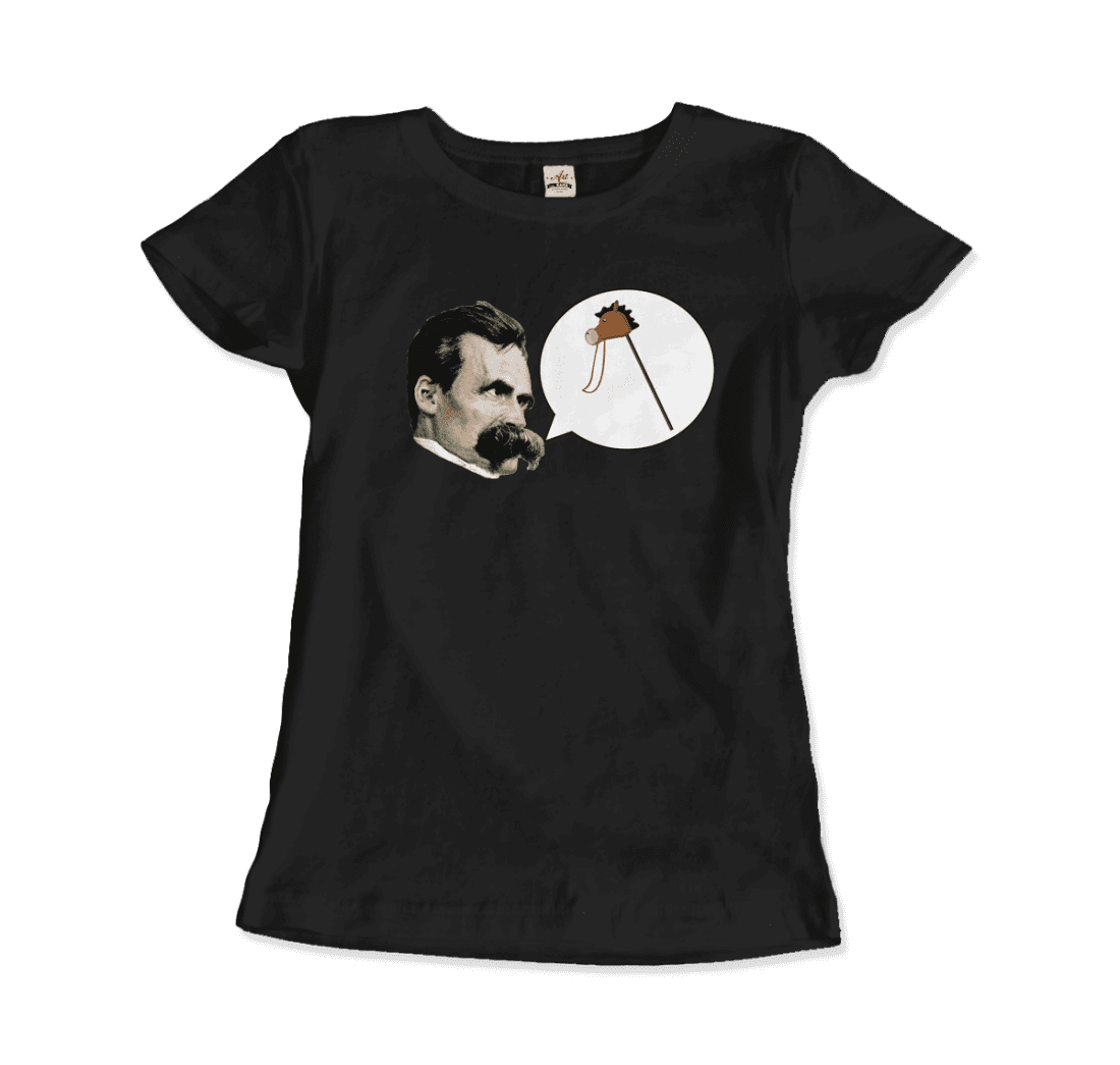Friedrich Nietzche Turin Horse Comic Style t-shirt by Art-O-Rama Shop
