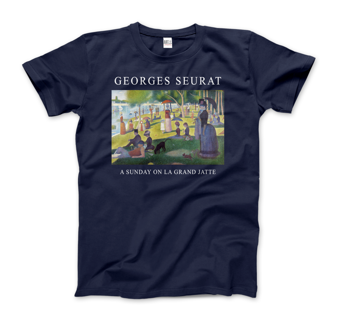 Georges Seurat Sunday on La Grand Jatte art t-shirt by Art-O-Rama Shop