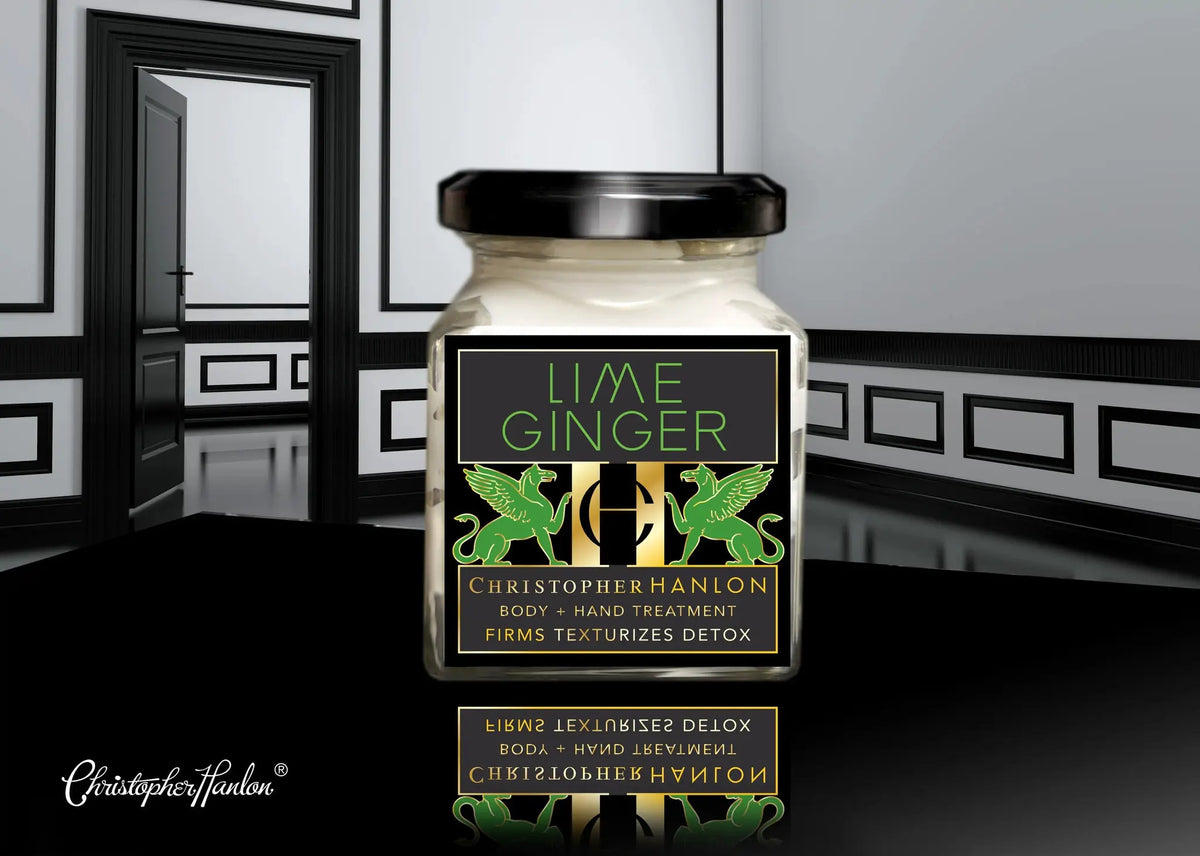 LIME + WHITE GINGER. BODY + HAND TREATMENT by CHRISTOPHER HANLON®
