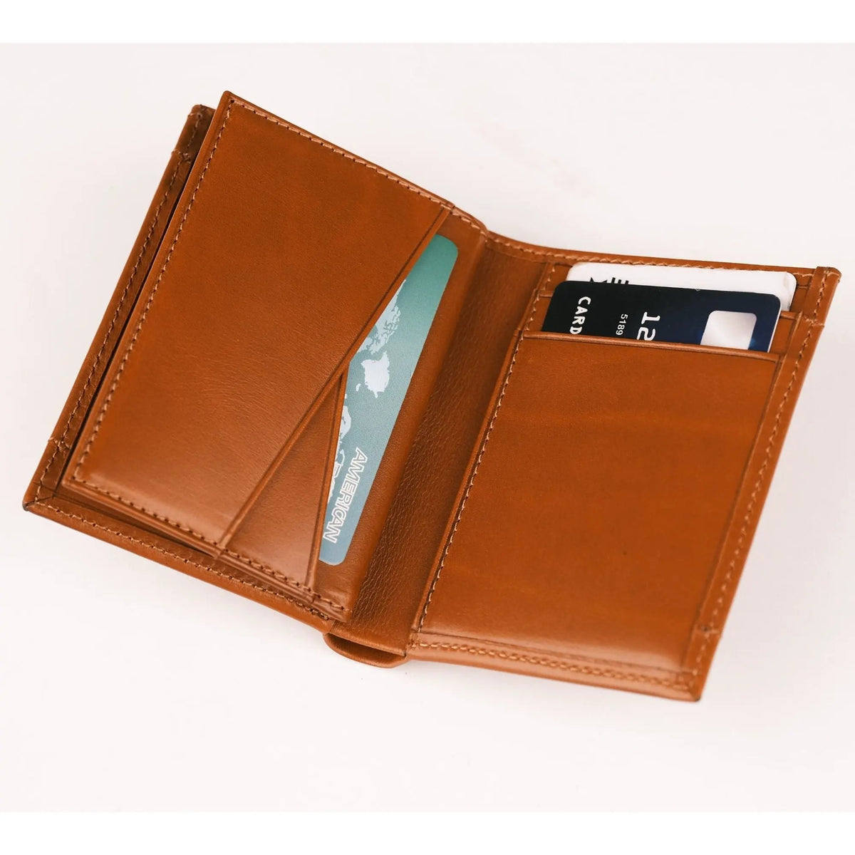 Glendo Apple AirTag Slot Leather Wallet, Handcrafted, Unisex by TORONATA