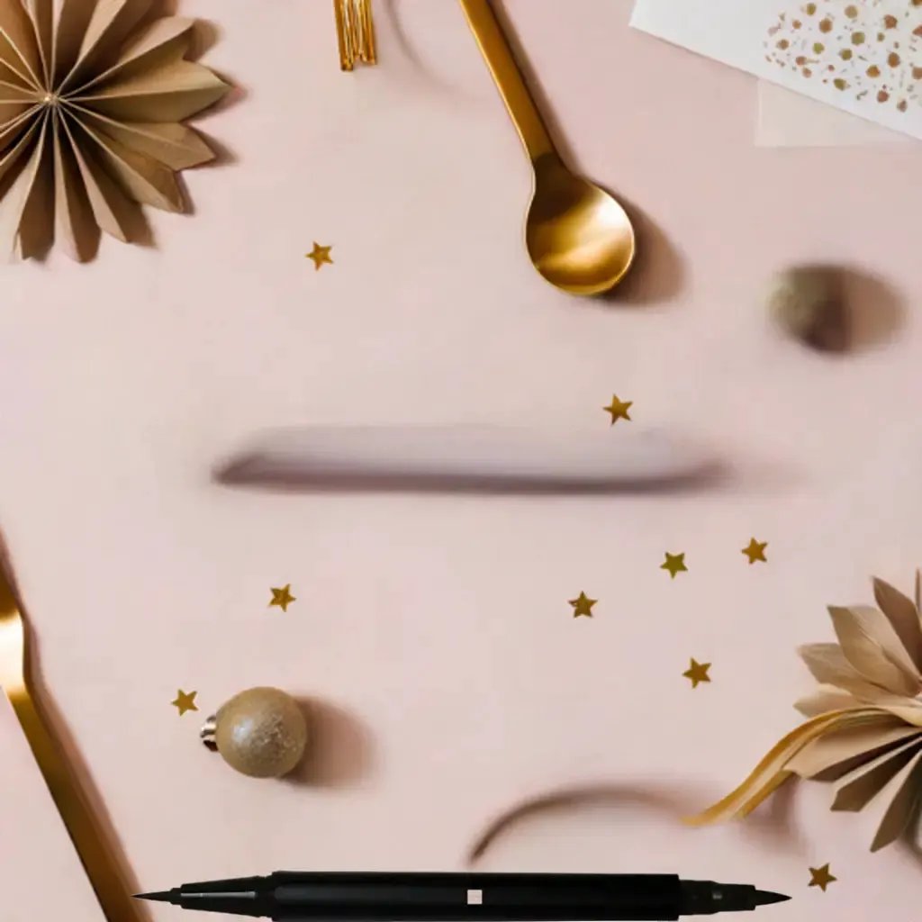 Dual Tip Eye Definer Pen - Black - eye liner by Maiden-Art