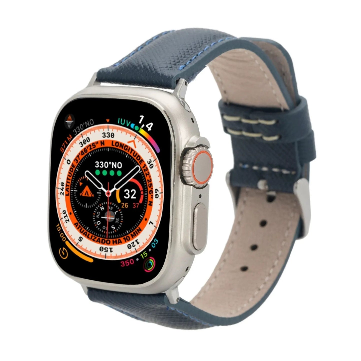 Guernsey Leather Bands for Apple Watch 9, Ultra 2 & SE by TORONATA