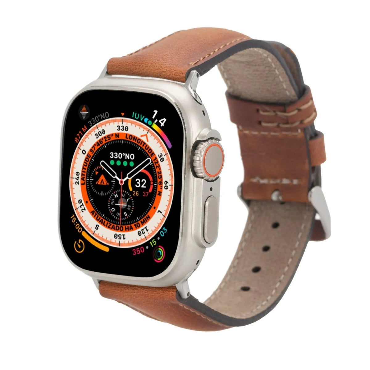 Guernsey Leather Bands for Apple Watch 9, Ultra 2 & SE by TORONATA
