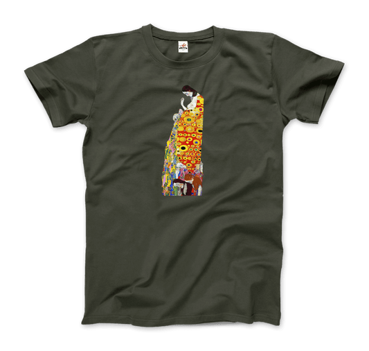 Gustav Klimt Hope II, 1908 artwork t-shirt by Art-O-Rama Shop