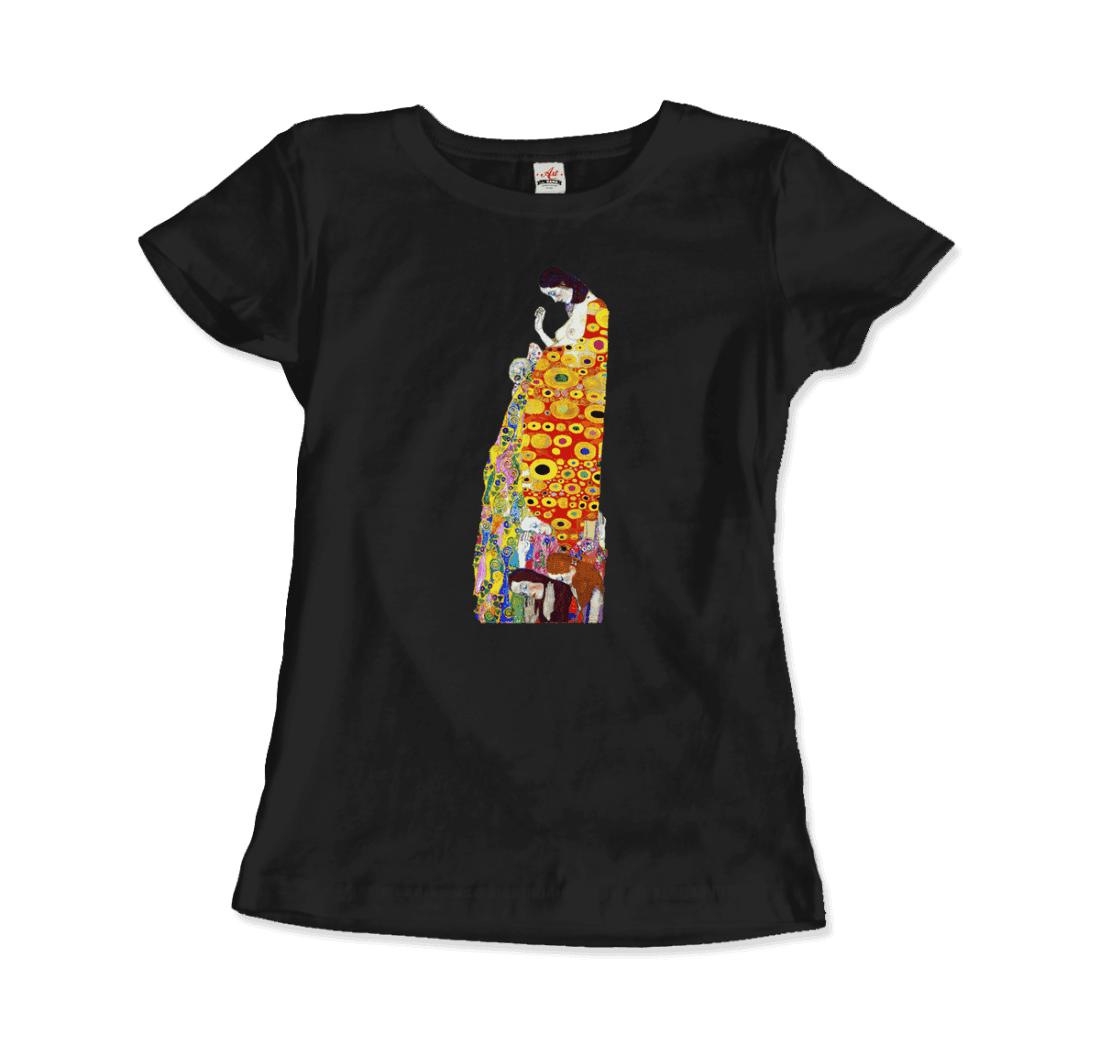 Gustav Klimt Hope II, 1908 artwork t-shirt by Art-O-Rama Shop