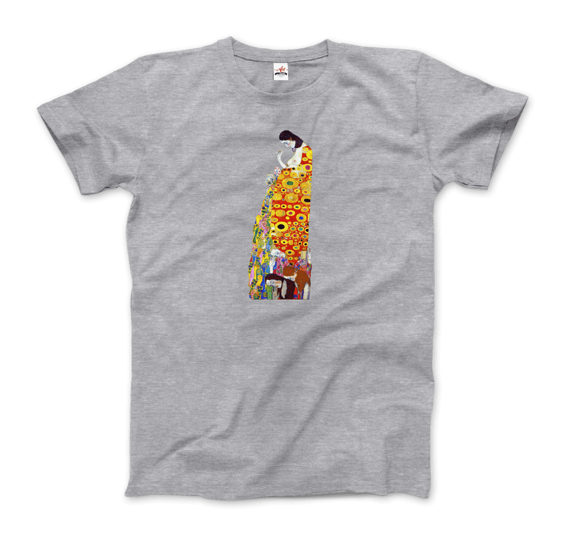 Gustav Klimt Hope II, 1908 artwork t-shirt by Art-O-Rama Shop