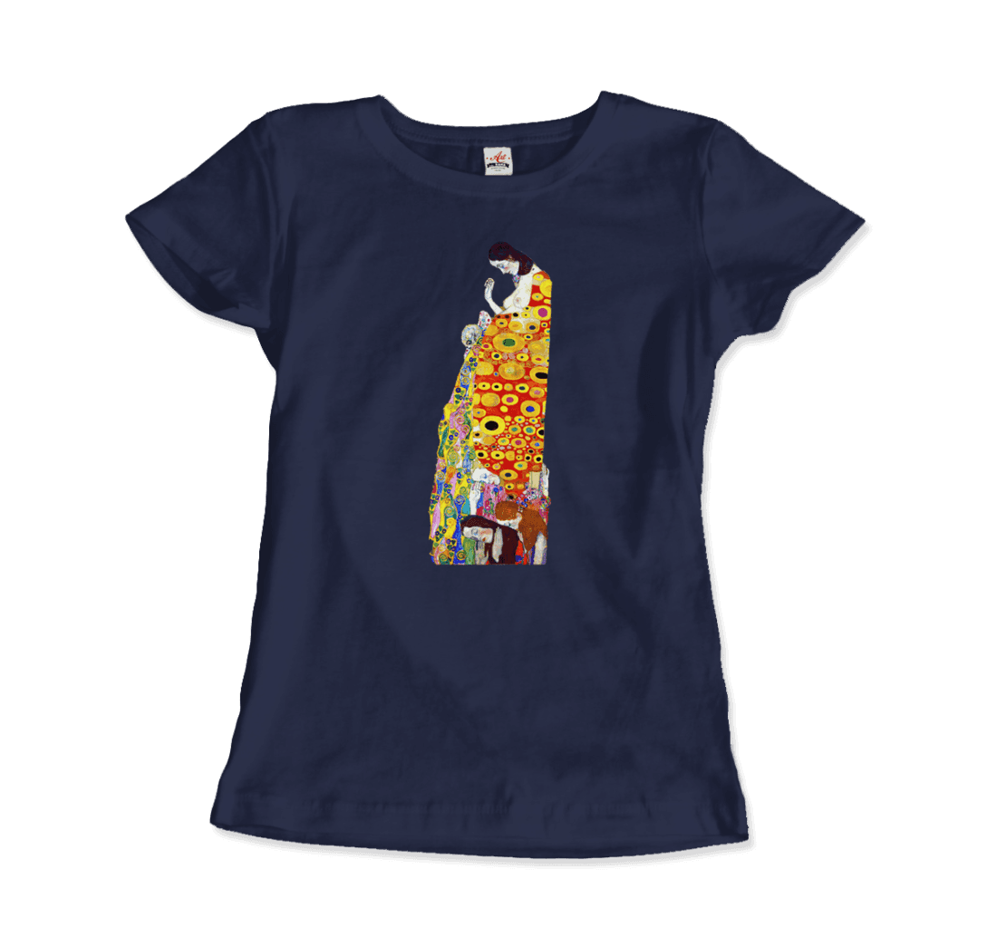 Gustav Klimt Hope II, 1908 artwork t-shirt by Art-O-Rama Shop