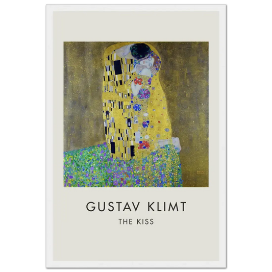 Gustav Klimt the Kiss, 1908 artwork poster by Art-O-Rama Shop