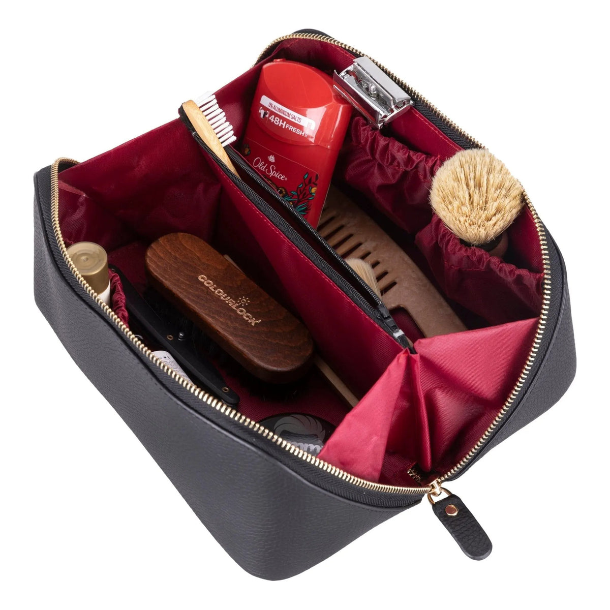 Haines Leather Cosmetic Bag – Stylish & Durable Makeup Bag for Travel by TORONATA