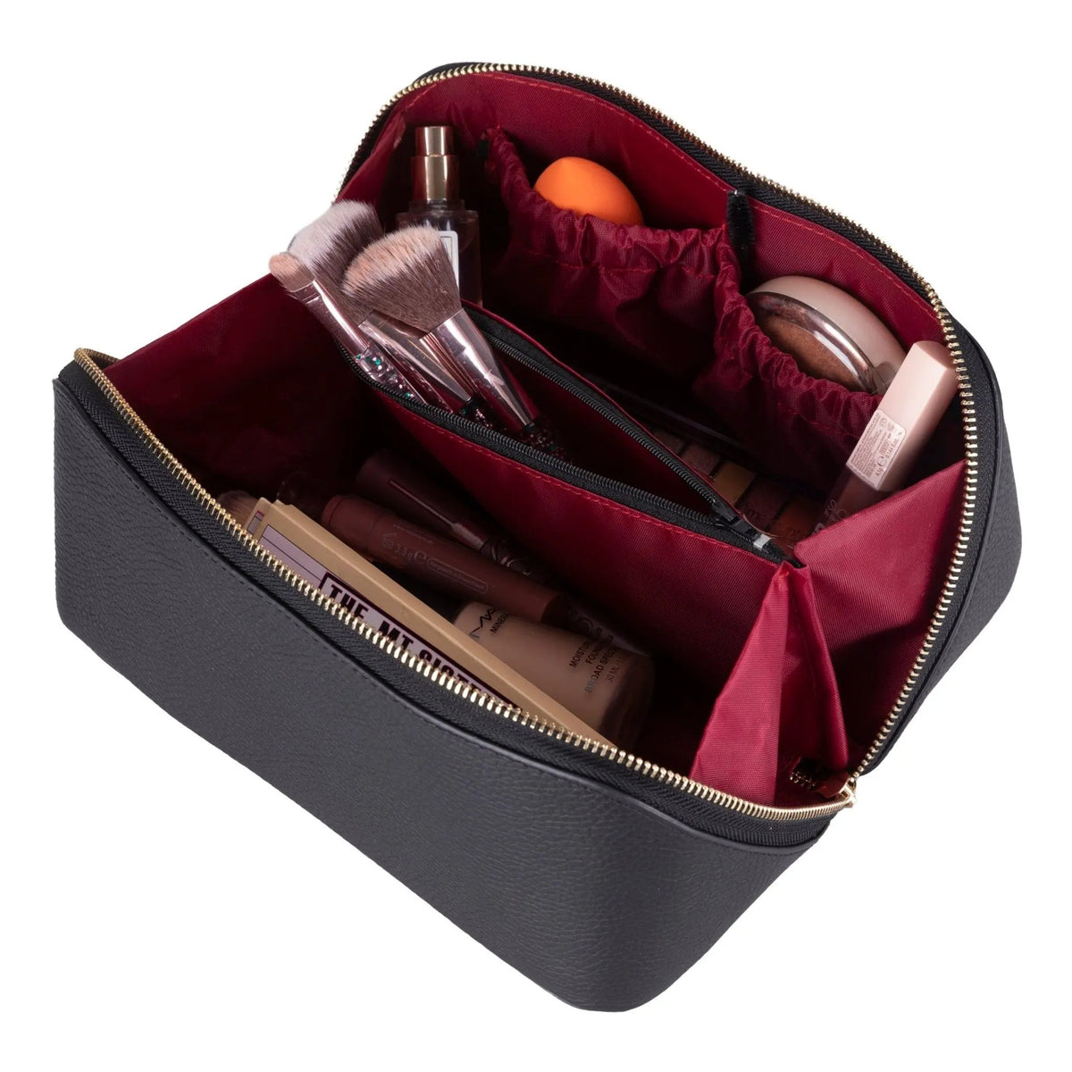 Haines Leather Cosmetic Bag – Stylish & Durable Makeup Bag for Travel by TORONATA