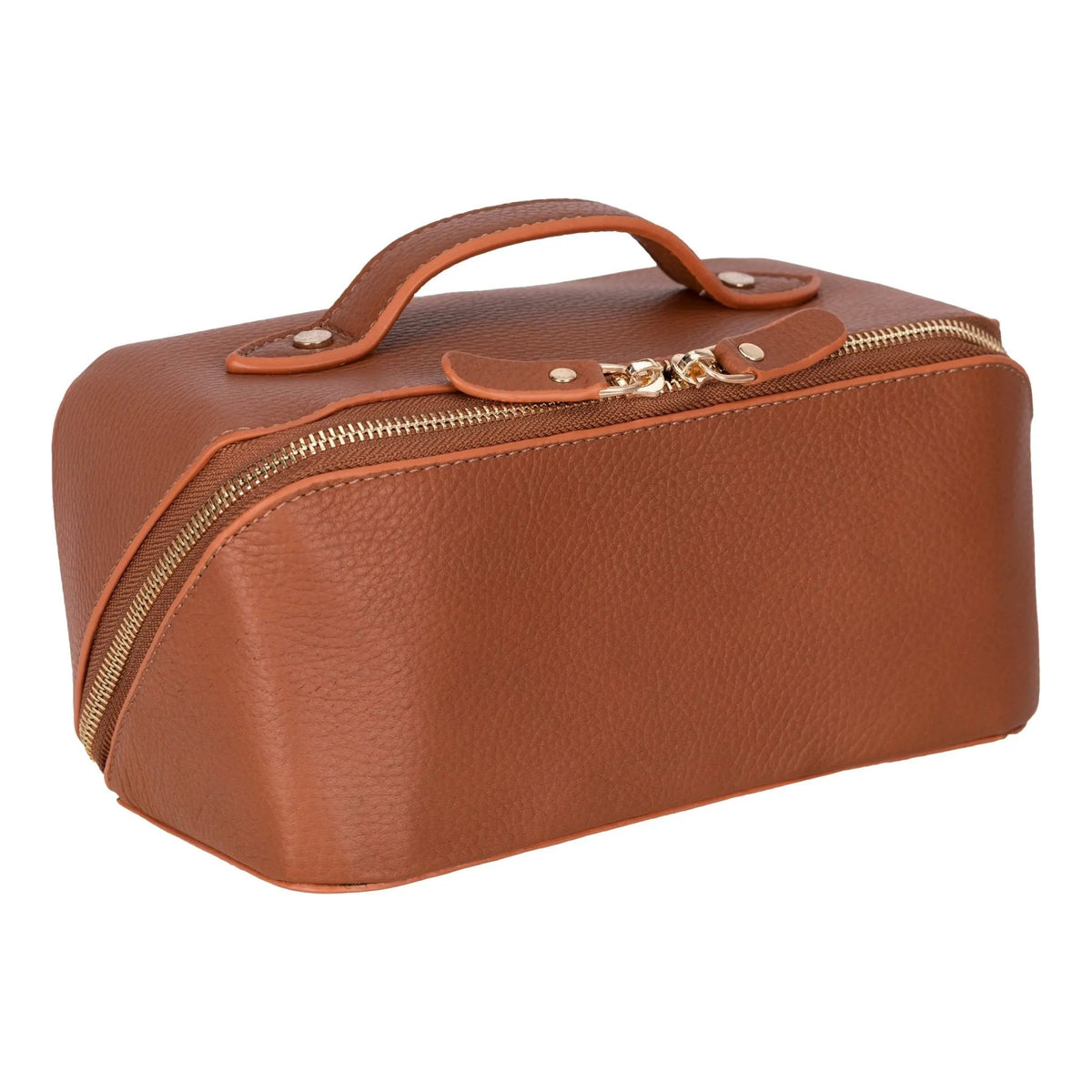 Haines Leather Cosmetic Bag – Stylish & Durable Makeup Bag for Travel by TORONATA