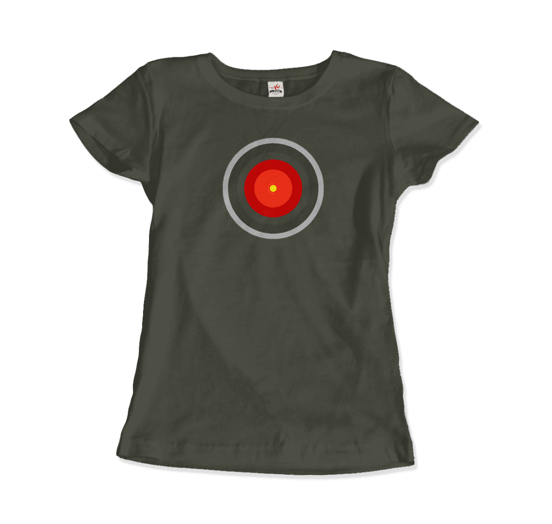 Hal 9000 Concept Design 2001 movie t-shirt by Art-O-Rama Shop