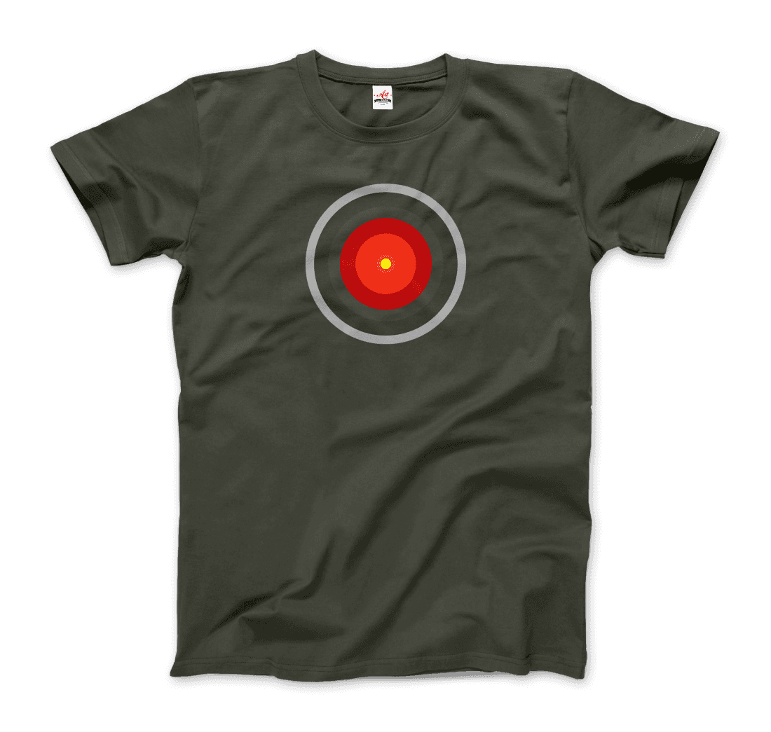 Hal 9000 Concept Design 2001 movie t-shirt by Art-O-Rama Shop