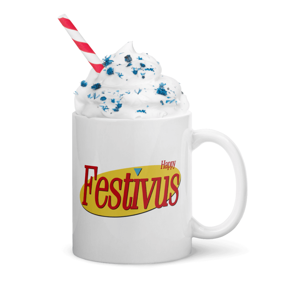 Happy Festivus For The Rest of Us, Seinfeld Mug by Art-O-Rama Shop