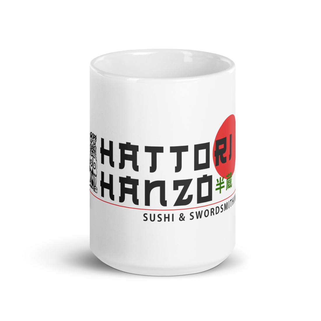 Hattori Hanzo, Sushi and Swordsmithing from Kill Bill Mug by Art-O-Rama Shop