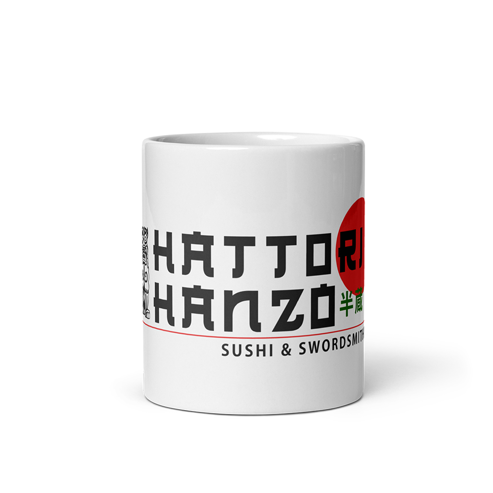 Hattori Hanzo, Sushi and Swordsmithing from Kill Bill Mug by Art-O-Rama Shop