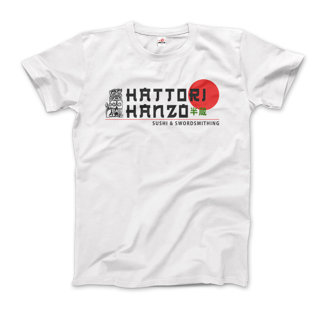 Hattori Hanzo, Sushi and Swordsmithing from Kill Bill t-shirt by Art-O-Rama Shop