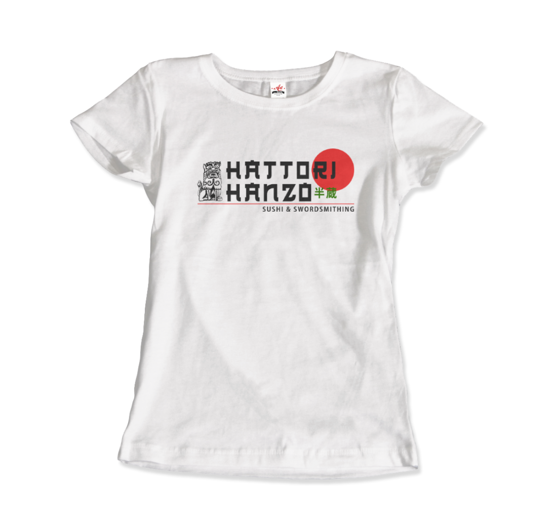 Hattori Hanzo, Sushi and Swordsmithing from Kill Bill t-shirt by Art-O-Rama Shop