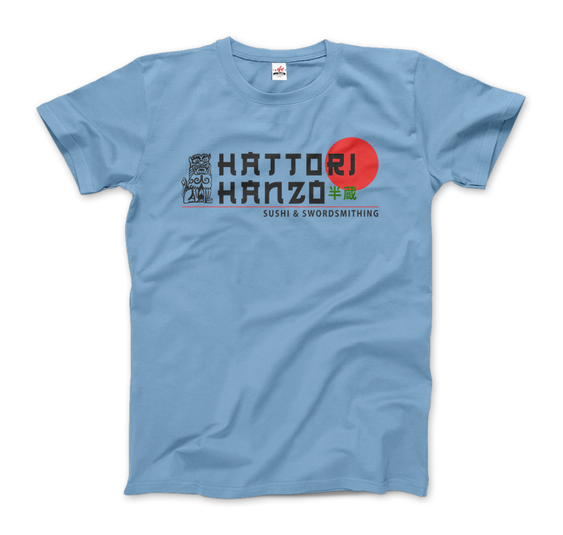 Hattori Hanzo, Sushi and Swordsmithing from Kill Bill t-shirt by Art-O-Rama Shop