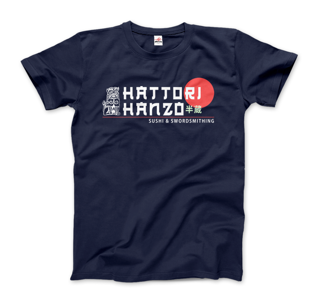 Hattori Hanzo, Sushi and Swordsmithing from Kill Bill t-shirt by Art-O-Rama Shop