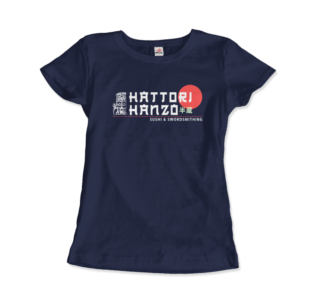 Hattori Hanzo, Sushi and Swordsmithing from Kill Bill t-shirt by Art-O-Rama Shop