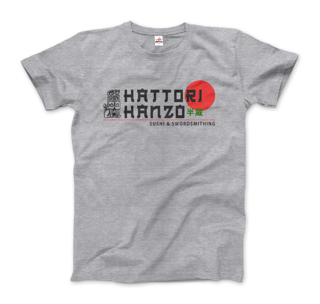 Hattori Hanzo, Sushi and Swordsmithing from Kill Bill t-shirt by Art-O-Rama Shop