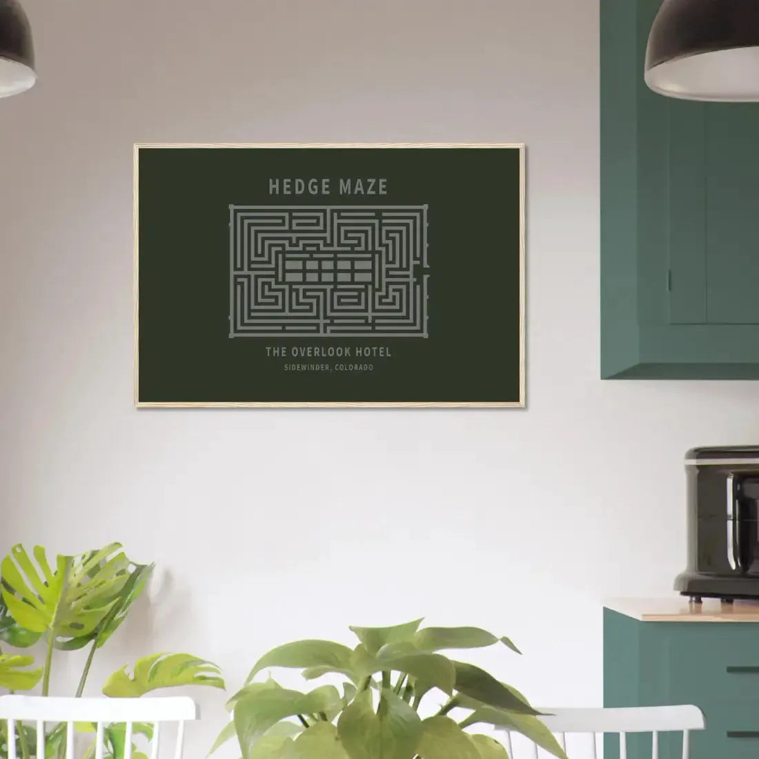Hedge Maze, the Overlook Hotel the Shining movie poster by Art-O-Rama Shop