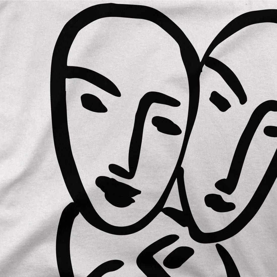 Henri Matisse Apollinaire Three Heads to Friendship 1952 art t-shirt by Art-O-Rama Shop