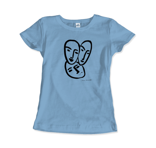 Henri Matisse Apollinaire Three Heads to Friendship 1952 art t-shirt by Art-O-Rama Shop