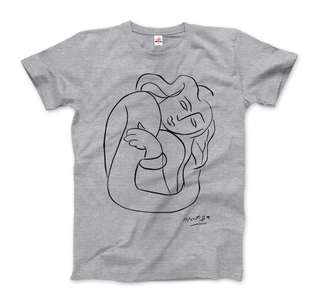 Henri Matisse Pasiphae 1944 Plate 2: Woman with Arms Crossed t-shirt by Art-O-Rama Shop