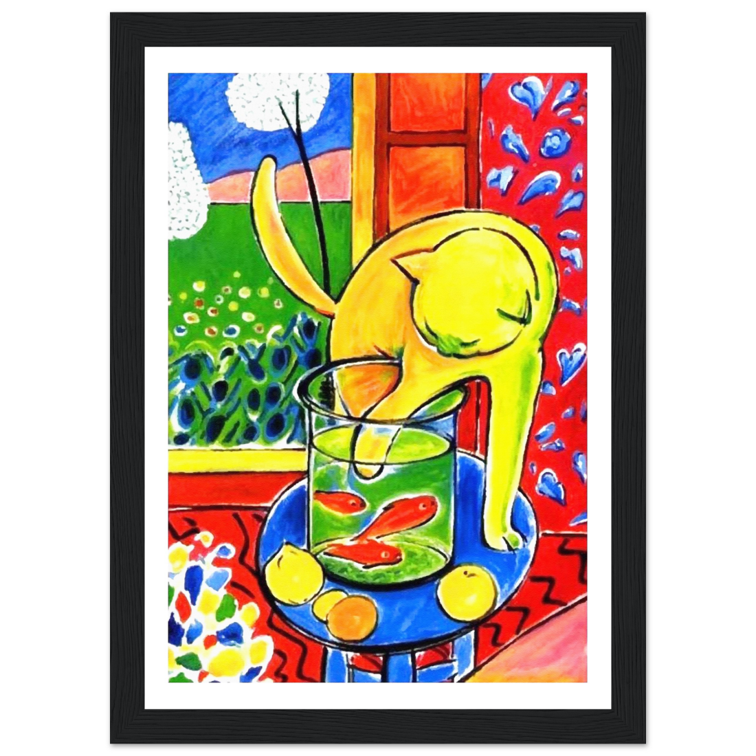 Henri Matisse the Cat with Red Fishes 1914 poster by Art-O-Rama Shop