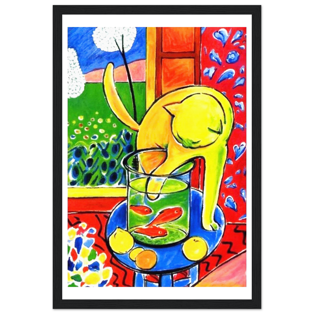 Henri Matisse the Cat with Red Fishes 1914 poster by Art-O-Rama Shop