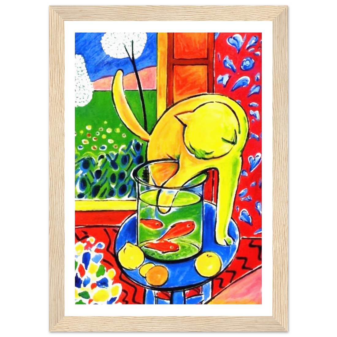 Henri Matisse the Cat with Red Fishes 1914 poster by Art-O-Rama Shop