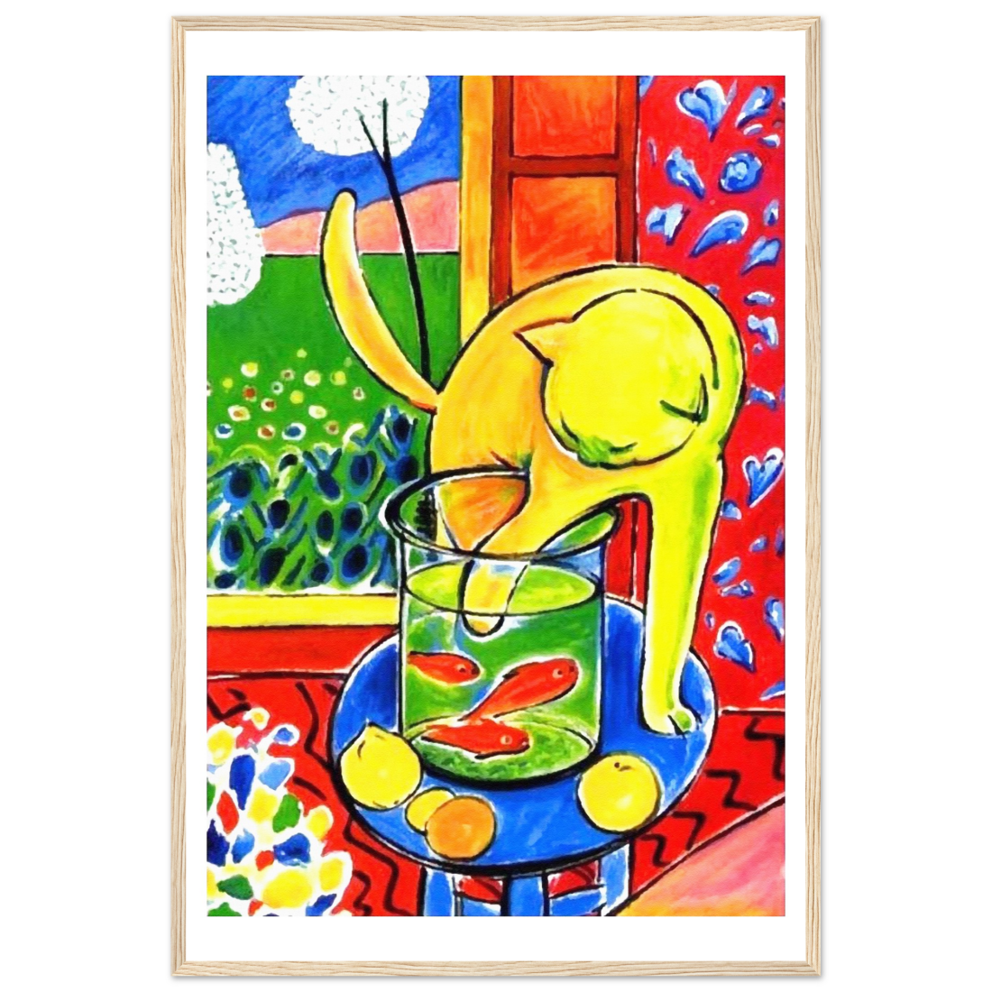 Henri Matisse the Cat with Red Fishes 1914 poster by Art-O-Rama Shop