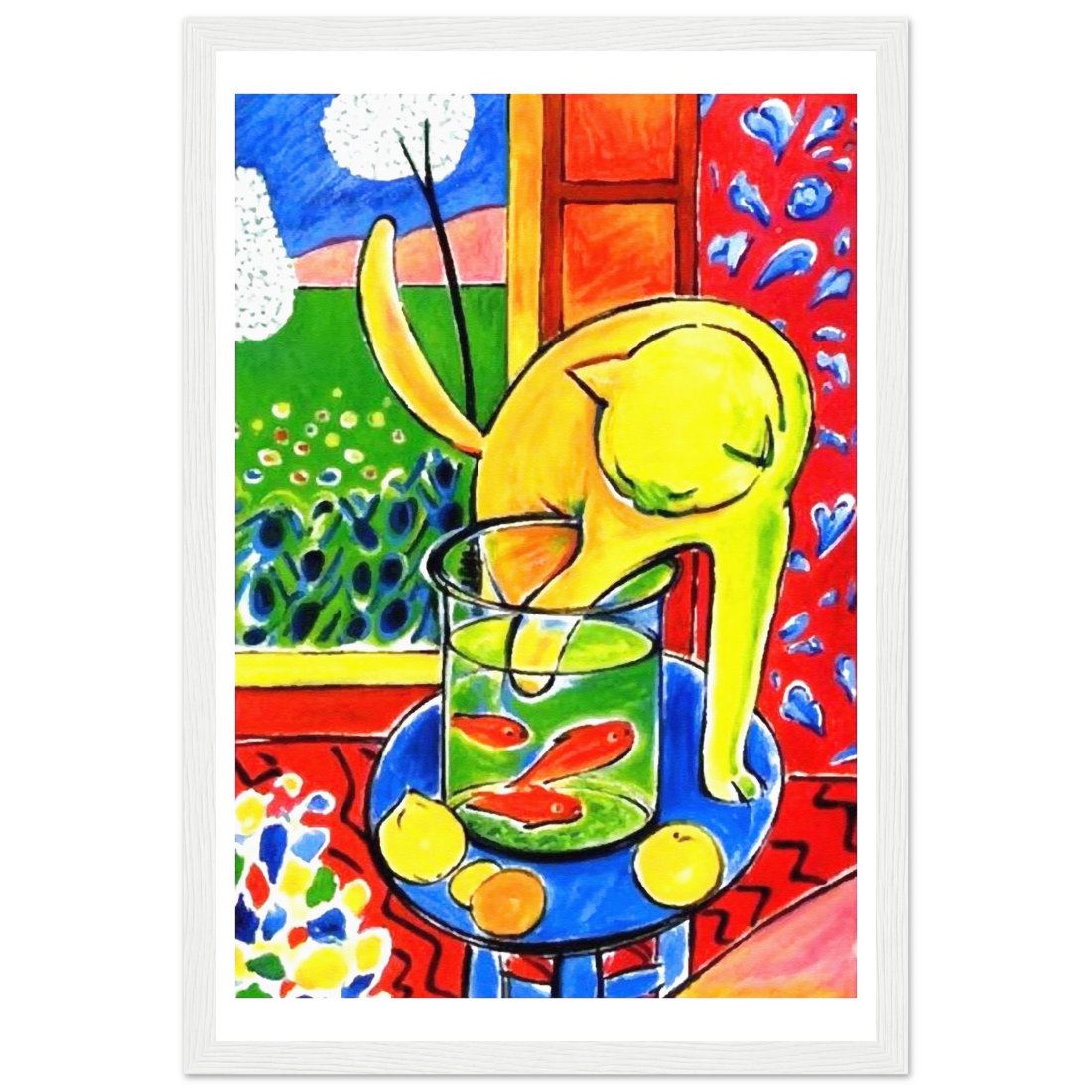 Henri Matisse the Cat with Red Fishes 1914 poster by Art-O-Rama Shop