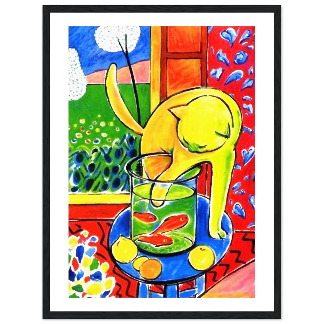 Henri Matisse the Cat with Red Fishes 1914 poster by Art-O-Rama Shop