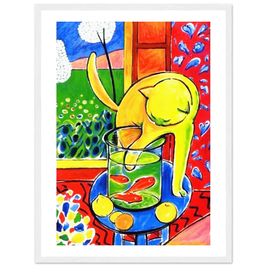 Henri Matisse the Cat with Red Fishes 1914 poster by Art-O-Rama Shop