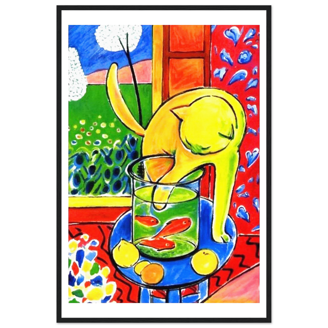 Henri Matisse the Cat with Red Fishes 1914 poster by Art-O-Rama Shop