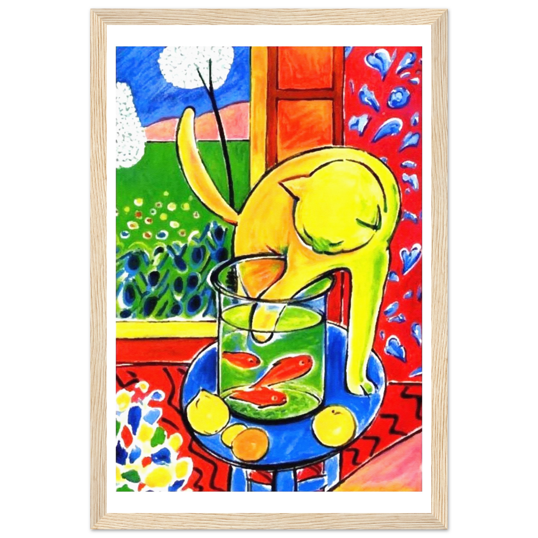 Henri Matisse the Cat with Red Fishes 1914 poster by Art-O-Rama Shop