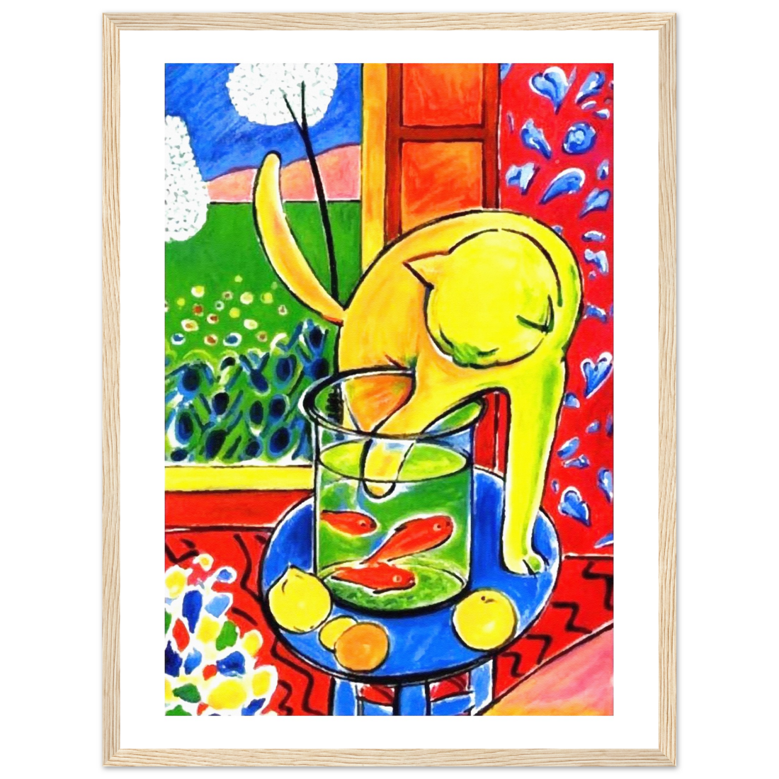 Henri Matisse the Cat with Red Fishes 1914 poster by Art-O-Rama Shop