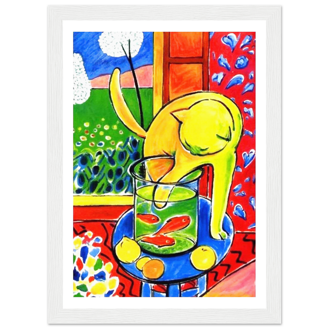 Henri Matisse the Cat with Red Fishes 1914 poster by Art-O-Rama Shop