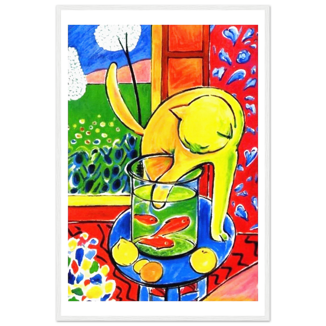 Henri Matisse the Cat with Red Fishes 1914 poster by Art-O-Rama Shop