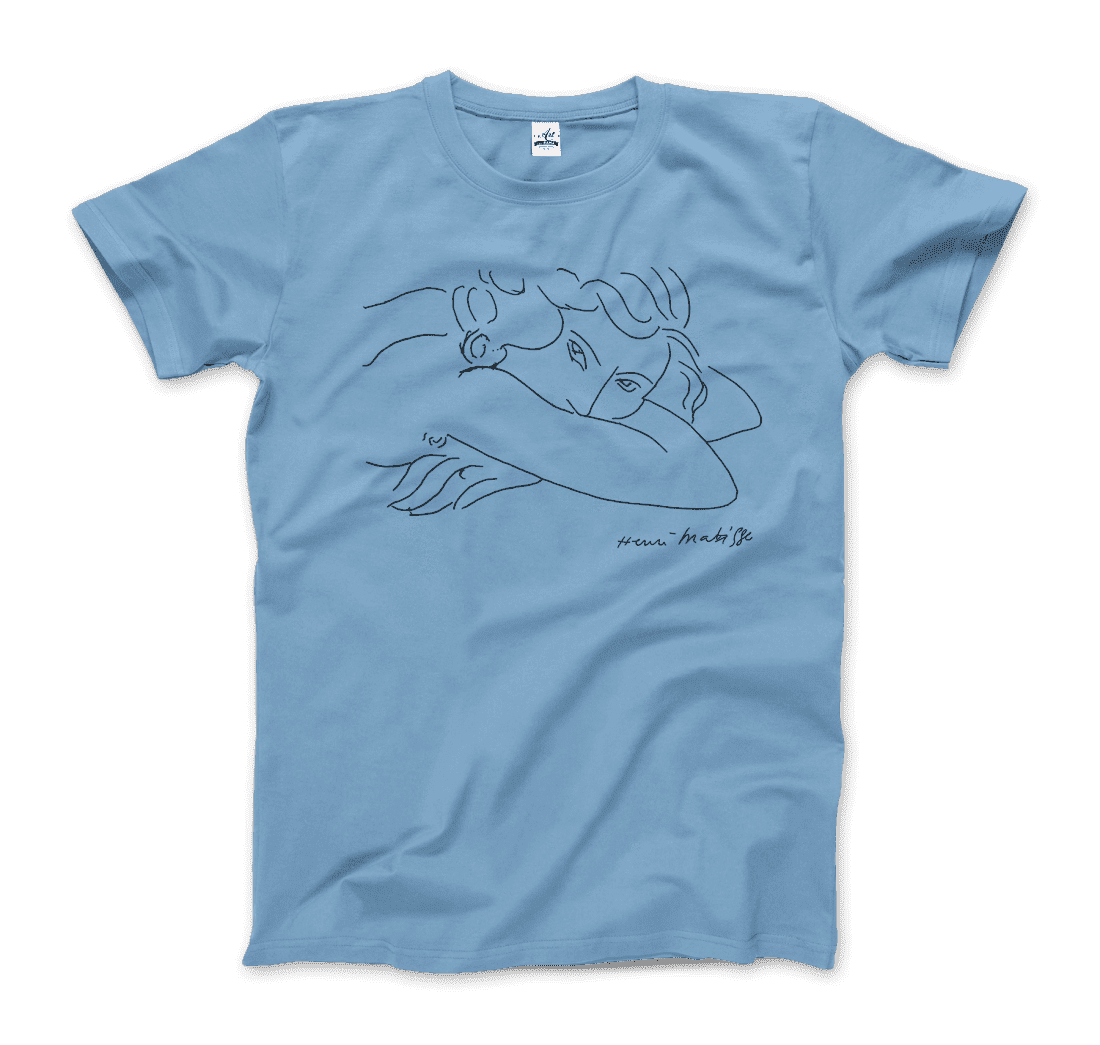 Henri Matisse Young Woman with Face Buried in Arms artwork t-shirt by Art-O-Rama Shop